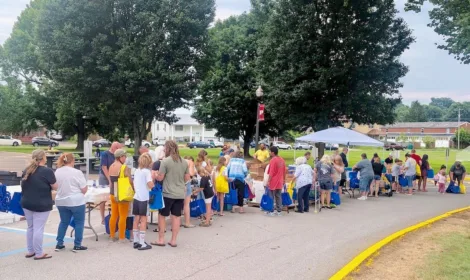 Highmark teams with Old Man Rivers, Parkersburg High School for free farmers market